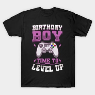 Birthday Boy Time To Level Up Gift T-Shirt